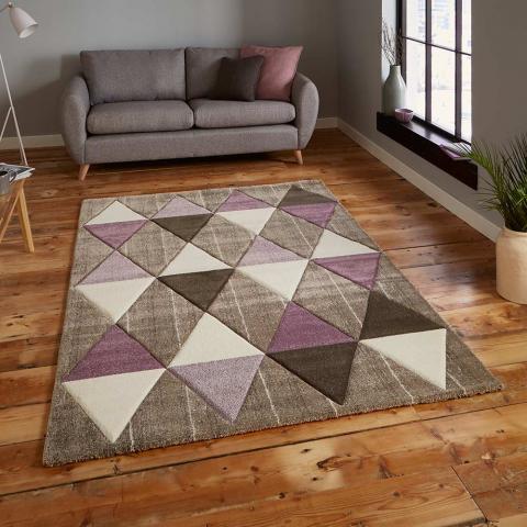 Brooklyn Rug 21896 Beige Purple 