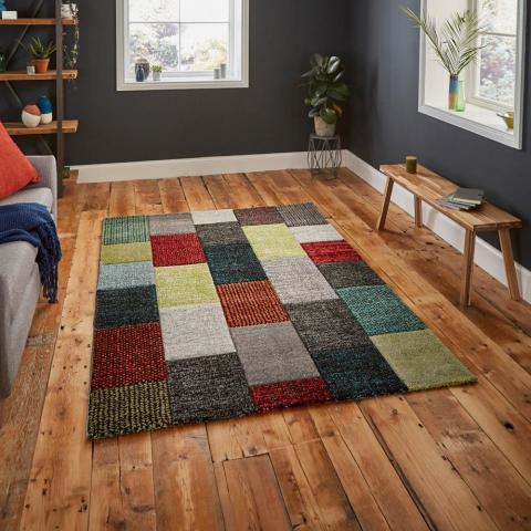 Brooklyn Rugs 21830 in Grey and multicolours