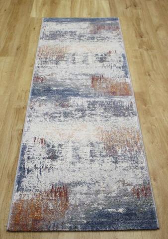 Brown Multi Coloured Galleria Rug 63393 6656 