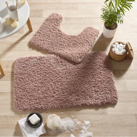 Buddy Bath Mat And Toilet WashableSet in Nude