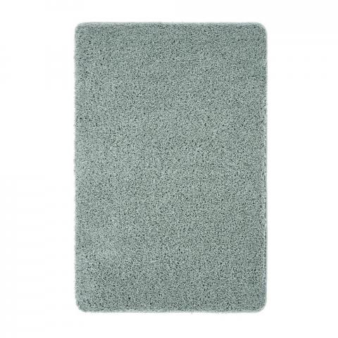 Buddy Washable Plain Rugs in Denim Blue