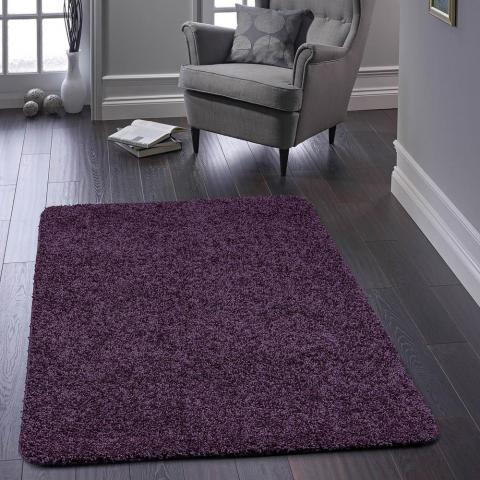 Buddy Washable Rugs in Purple