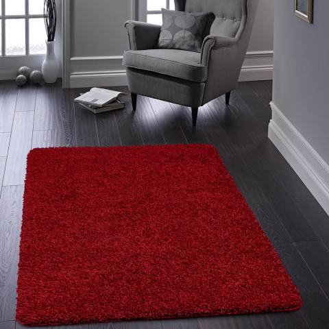 Buddy Washable Rugs in Red