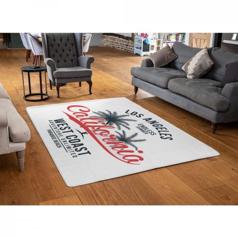 Cali West Coast Designer Rug - Blue / 110cm