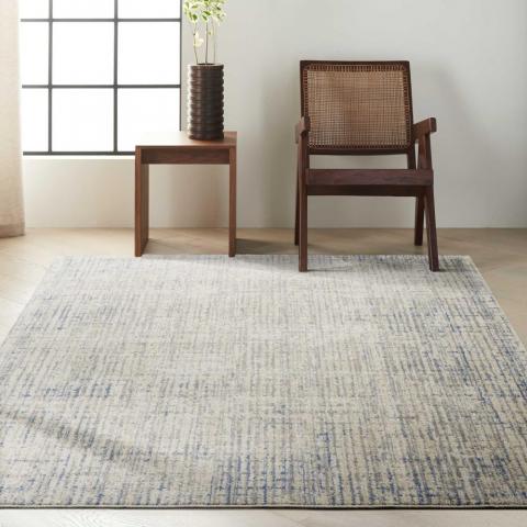 Calvin Klein Abstract Designer Rugs CK001 River Flow RFV04 in Beige Grey Blue