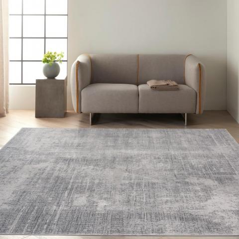 Calvin Klein Vapor Designer Abstract Rugs CK970 Grey Ivory