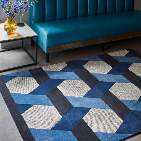 Camden Rugs in Blue