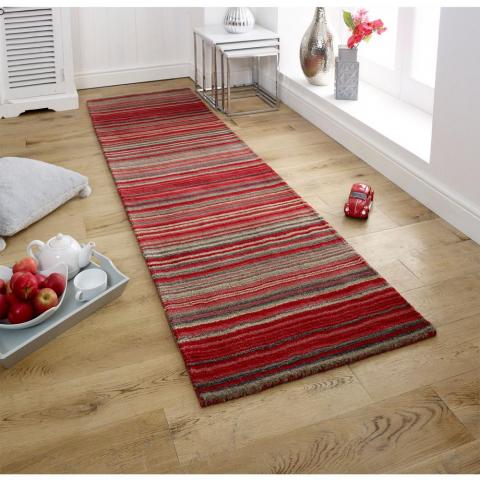 Carter Hallway Runner in Red