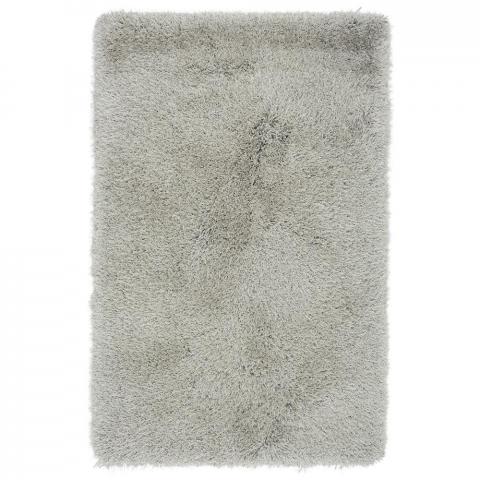 Cascade Shaggy Rugs in Silver