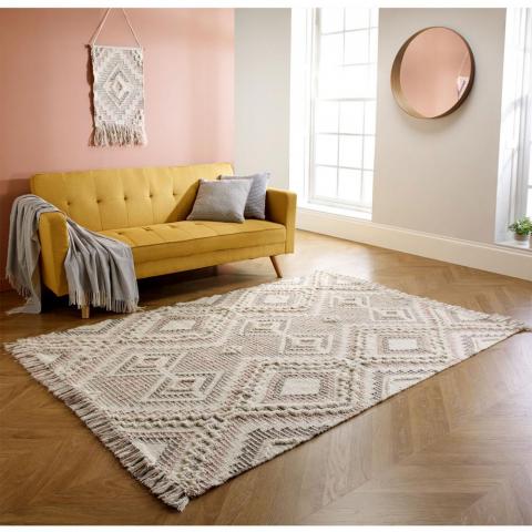 Catalina Rugs Jute in Blush