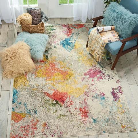 Celestial Ivory Multicolour CES12 Rug 