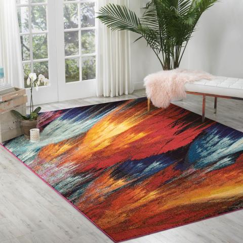 Celestial Rugs CES05 Burst by Nourison