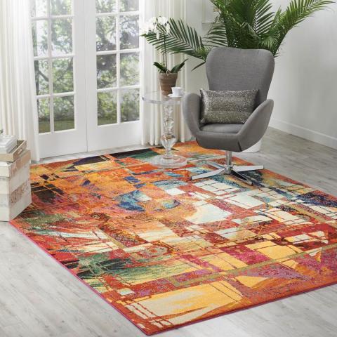 Celestial Rugs CES06 STGLS by Nourison