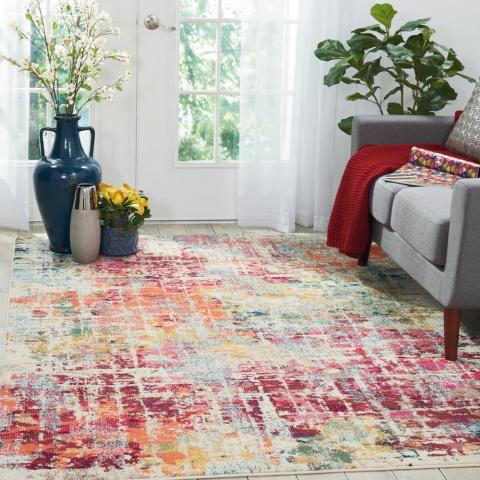 Celestial Rugs CES13 PNMTC by Nourison