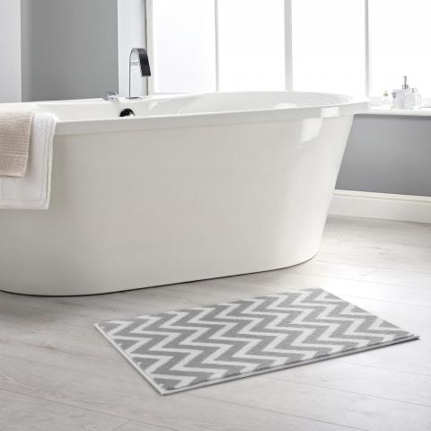 Chevron Bathroom Mats 3 by Dip and Drip