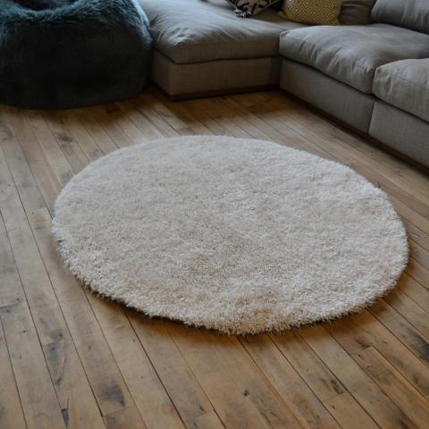 Chicago Shaggy Rugs in Cream