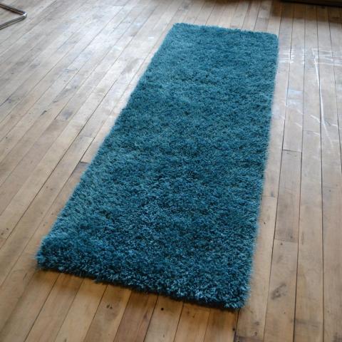 Chicago Shaggy Rugs in Dark Teal