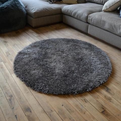 Chicago Shaggy Rugs in New Grey