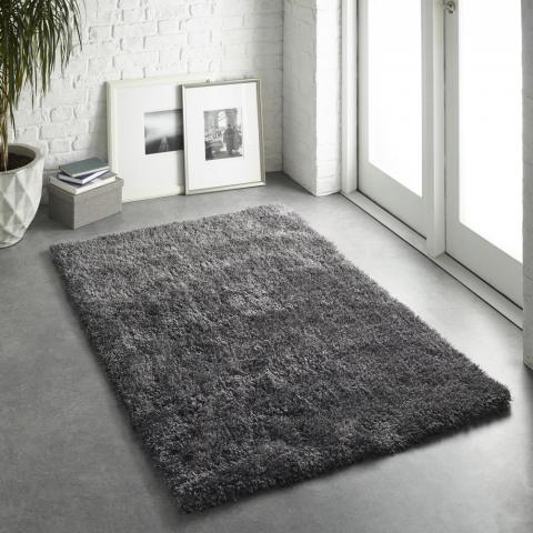 Chicago Shaggy Rugs in New Grey