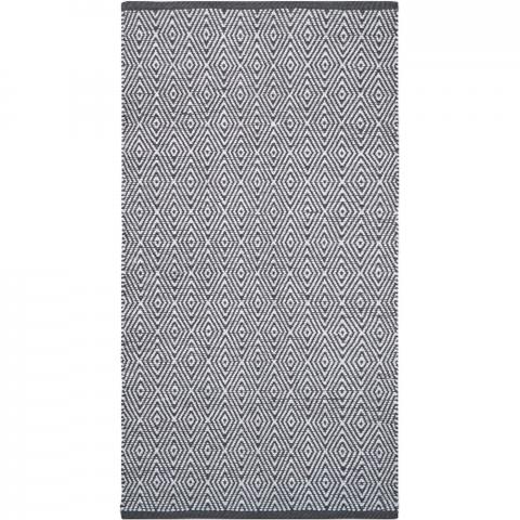 Chindi Diamond Charcoal Rug