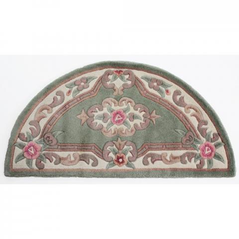 CHINESE MOON RUGS - 510 AUBUSSON FULL CUT IN GREEN