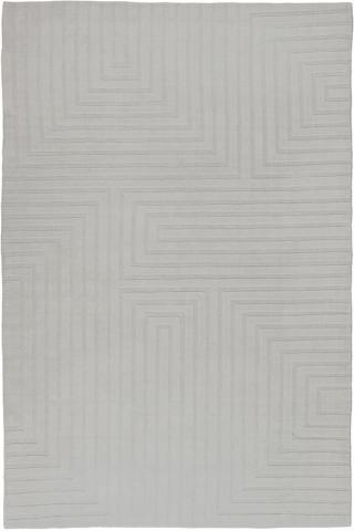 Circuit 5.49x3.66m/18'x12' White/Cream/Neutral Textured Wool Textured rug by The Rug Company, Handloomed Tibetan wool