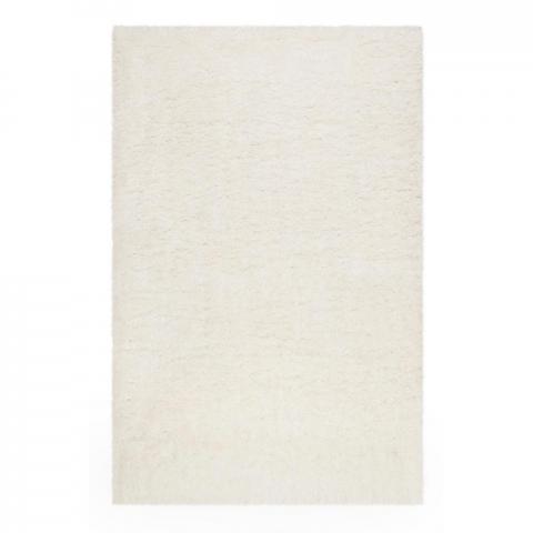 City Glam Shaggy Rugs 80412 060 by Esprit in White