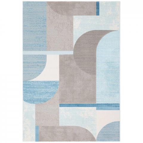 City Modern Geometric Rugs 466109 AK500 in Blue