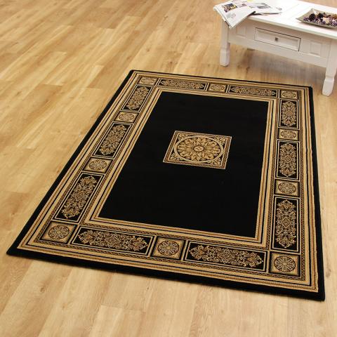 Classic Black Davinci Rug 