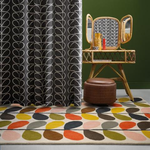 Classic Stem Rugs 59505 in Multi by Orla Kiely