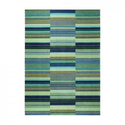 Colorpop Rugs 2839 06 in Blue and Green by Esprit