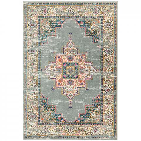 Colt CL02 Medallion Rugs in Grey by Asiatic