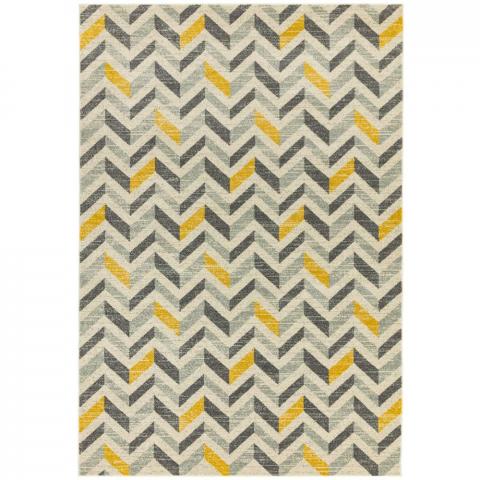 Colt CL08 Chevron Rugs in Mustard by Asiatic