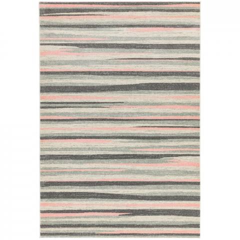 Colt CL11 Stripe Rugs in Pink by Asiatic