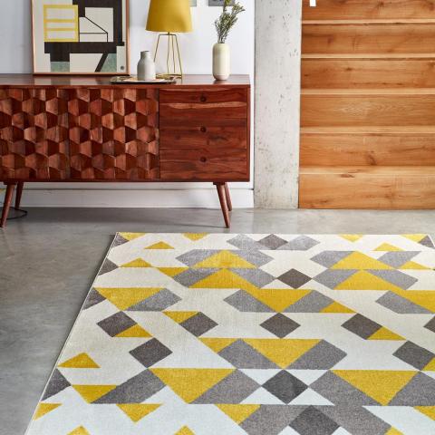 Colt CL18 Pyramid Rugs in Mustard by Asiatic