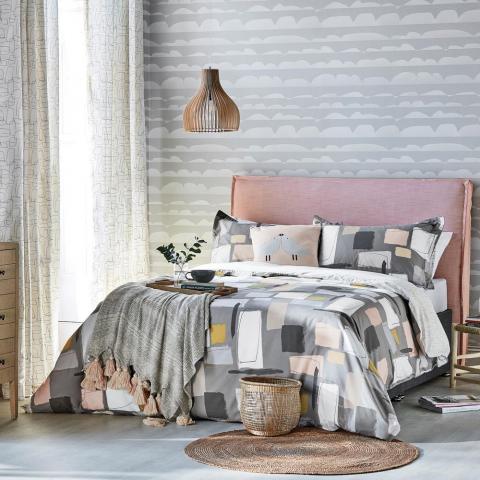 Composition Bedding and Pillowcases By Scion in Putty