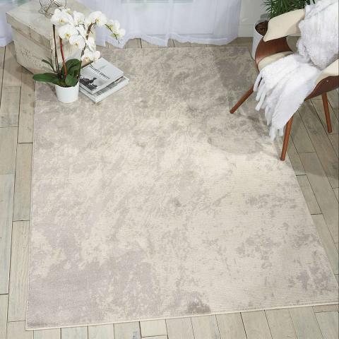 Contemporary Maxell Large Rug MAE12 Ivory Grey 