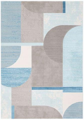 Contemporary Rugs Blue Grey City AK500 