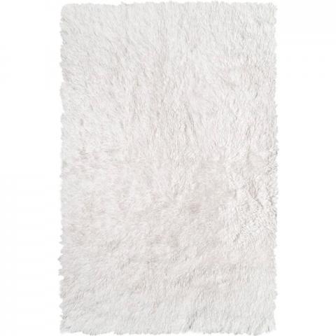 Cosy Faux Fur Rug - White / 170cm