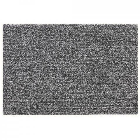 Cotton Plain Washable Anti Slip in Charcoal grey