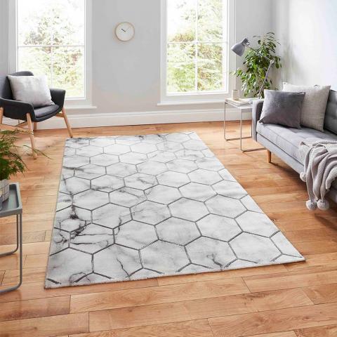 Craft NG719 Grey Silver Rug 