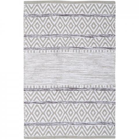 Crysta Rug  - Pale grey & white / Small