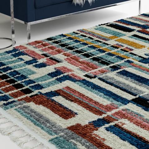 Cyrus Kadin Nomadic Boho Rugs in CY02 Multi