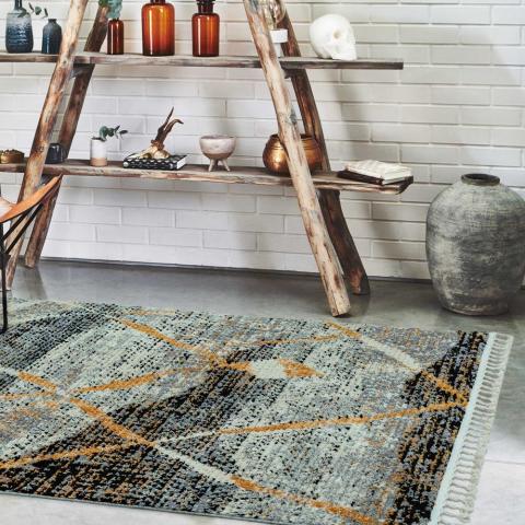 Cyrus Omar Nomadic Boho Rugs in CY04 Yellow Multi