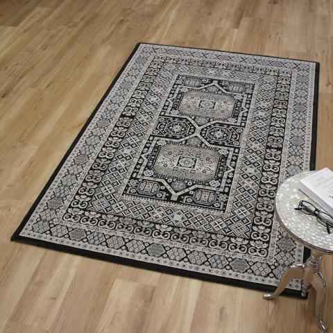 Da Vinci Rug 0147 Grey Black 