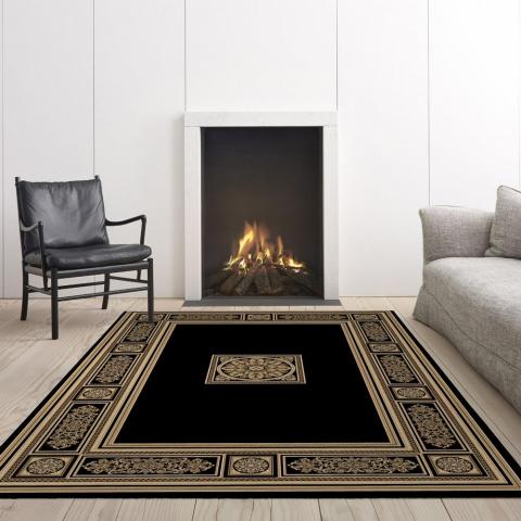 Da Vinci Rugs 57801 3233 in Black