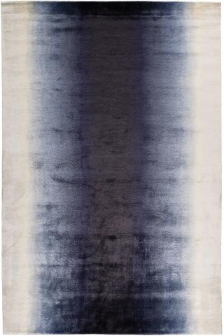 David Rockwell Misty 1.83x1.22m/6'x4' Purple/Blue Abstract Bamboo silk Abstract rug by The Rug Company