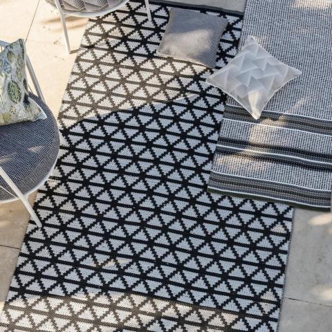 Delray Rugs in Noir by Designers Guild