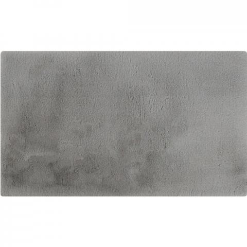 Deluxe Faux Fur Rug - Silver