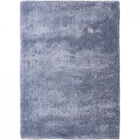 Deluxe Shaggy Rug - Azure Blue / 170cm / 120cm